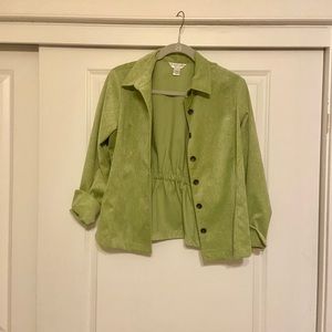 Lime Green Corduroy Jacket